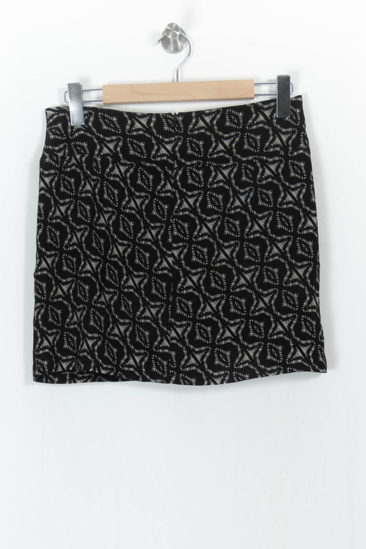 Jupe Courte Noire et Grise - Taille M/38 de la marque IKKS | PARAD43326 - Vendu par Paradigme - Image 4