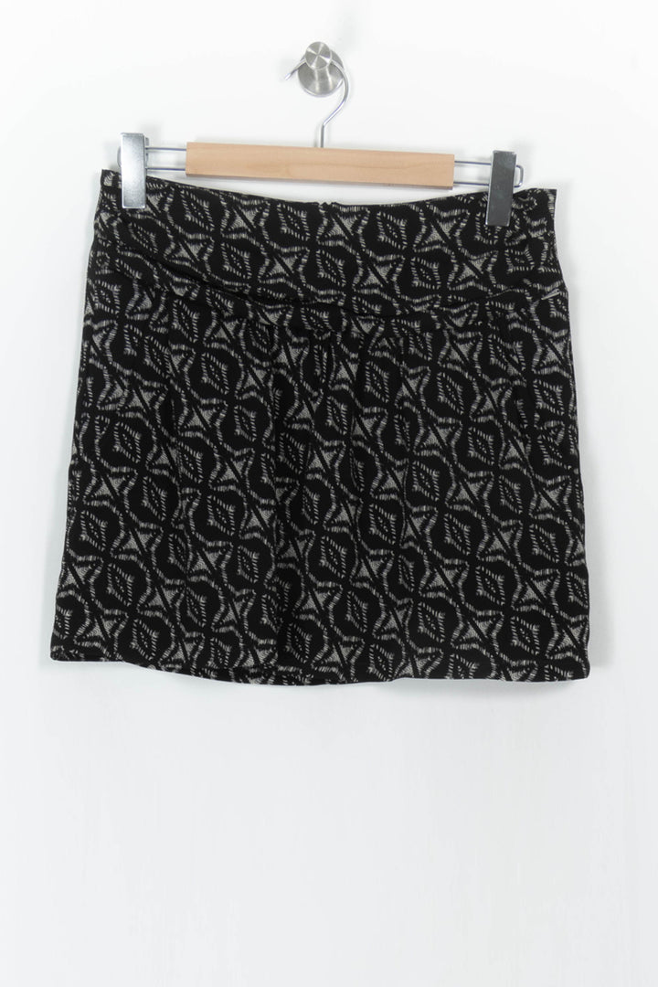 Jupe Courte Noire et Grise - Taille M/38 de la marque IKKS | PARAD43326 - Vendu par Paradigme - Image 2