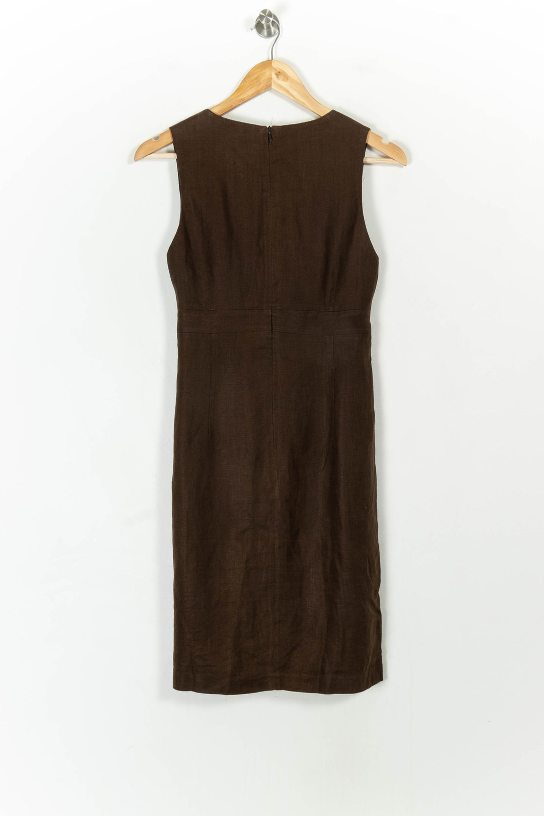 Robe Sans Manches Marron - Taille M/38 de la marque Maison 123 | PARAD43332 - Vendu par Paradigme - Image 4
