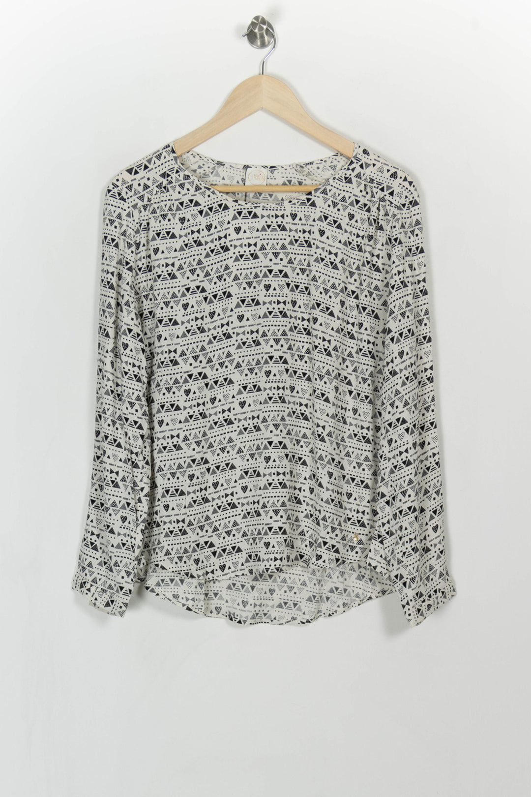Blouse Blanche et Noire - Taille L/40 de la marque Des petits hauts | PARAD43335 - Vendu par Paradigme - Image 2