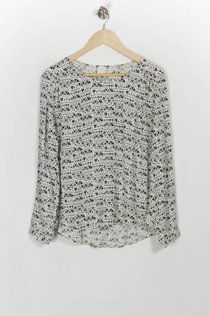 Blouse Blanche et Noire - Taille L/40 de la marque Des petits hauts | PARAD43335 - Vendu par Paradigme - Image 2
