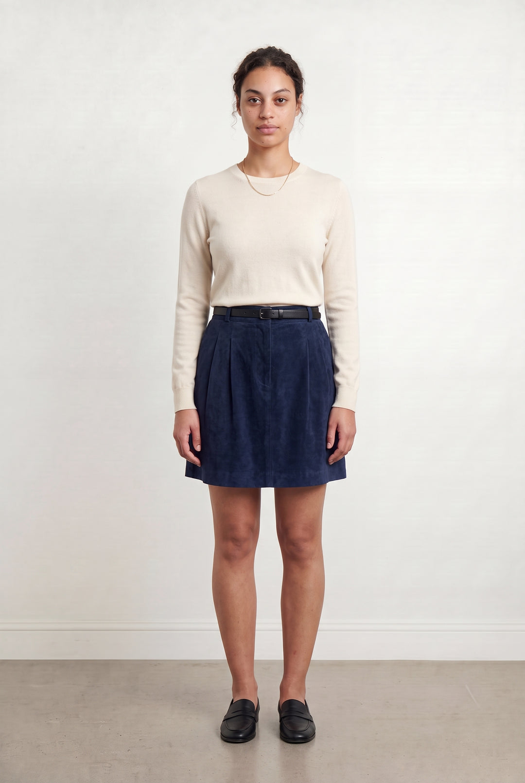 Jupe Droite Bleue - Taille L/40 de la marque Maison 123 | PARAD43336 - Vendu par Paradigme - Image 1