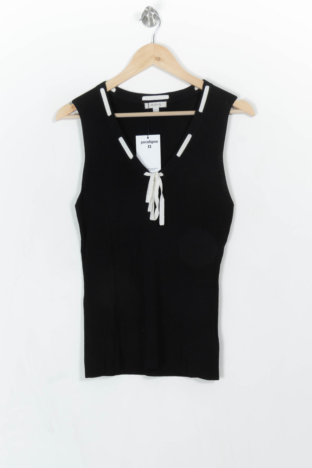 Débardeur Noir et Blanc - Taille XL/42 de la marque Maison 123 | PARAD43340 - Vendu par Paradigme - Image 2