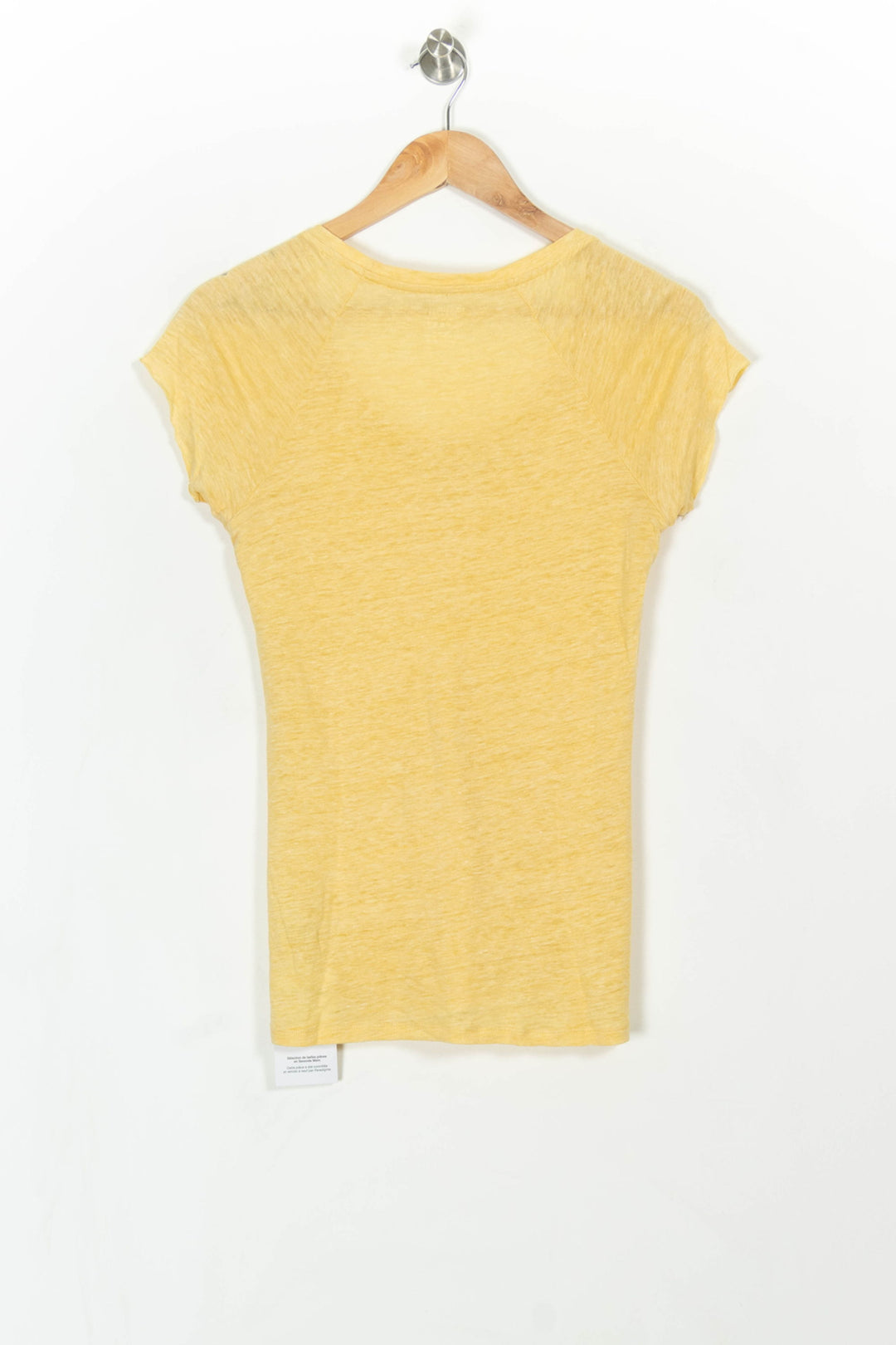 Tee-shirt Jaune - Taille S/36 de la marque Majestic Filatures | PARAD43347 - Vendu par Paradigme - Image 4