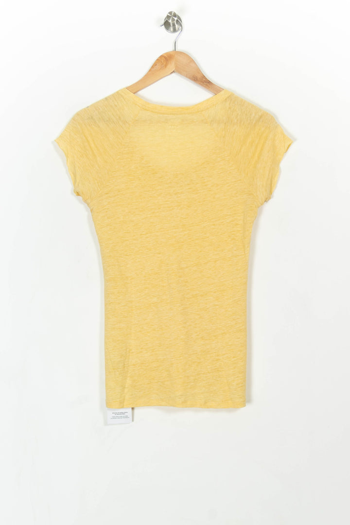 Tee-shirt Jaune - Taille S/36 de la marque Majestic Filatures | PARAD43347 - Vendu par Paradigme - Image 4