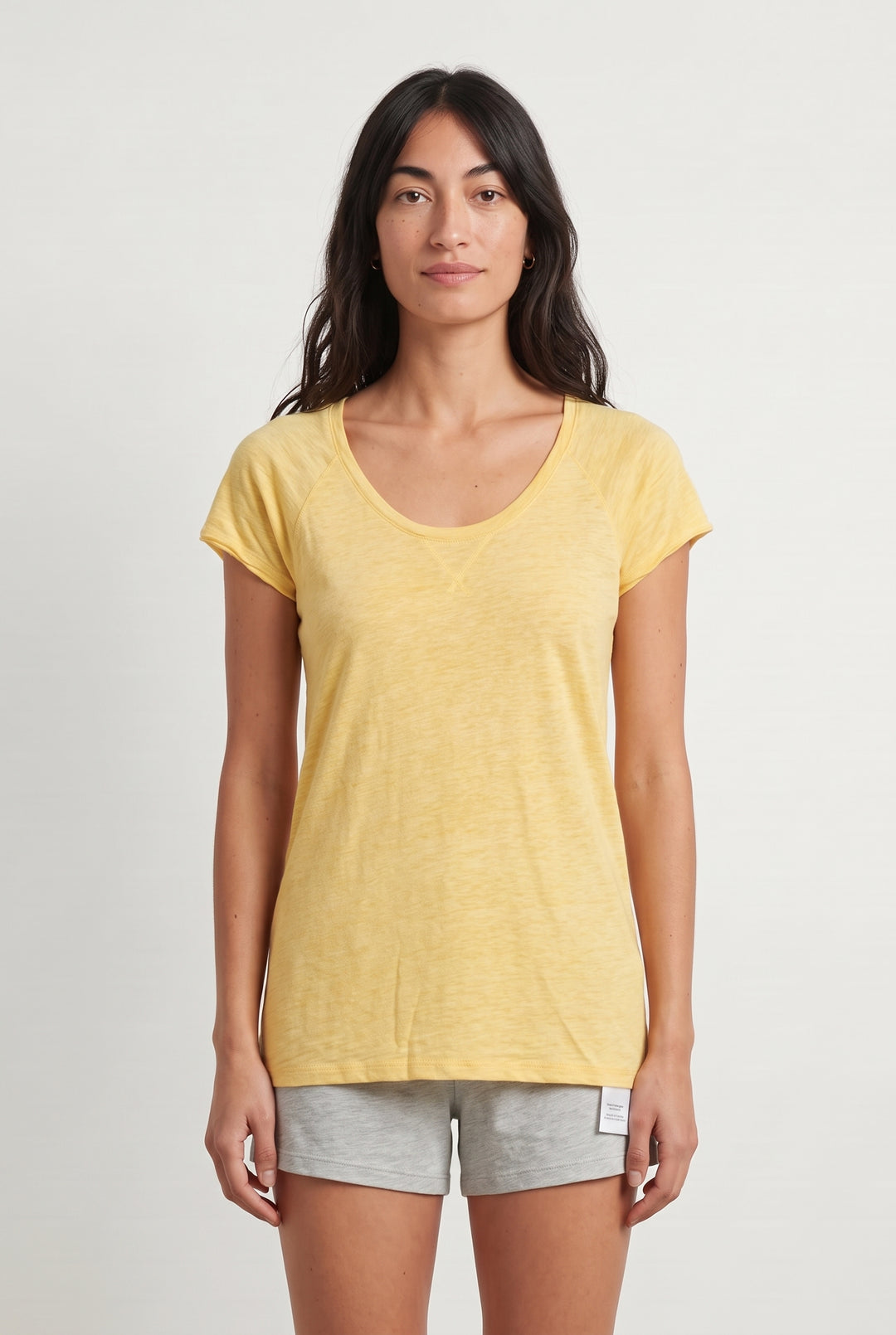 Tee-shirt Jaune - Taille S/36 de la marque Majestic Filatures | PARAD43347 - Vendu par Paradigme - Image 1