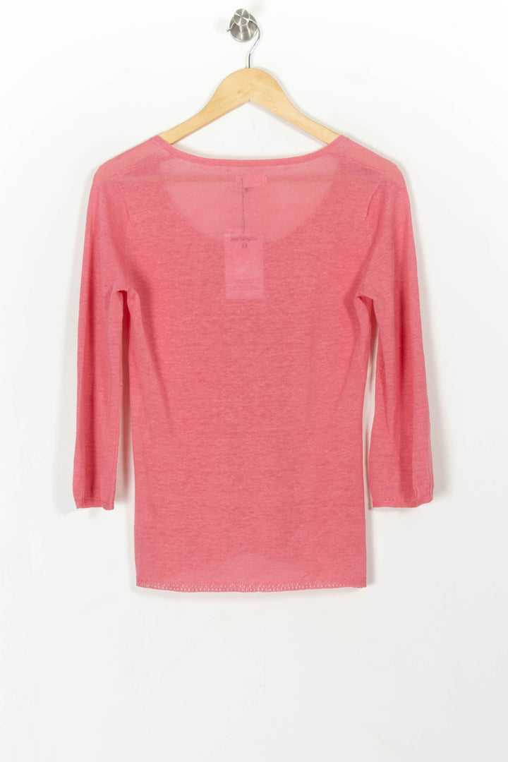 Pull Rose - Taille S/36 de la marque Des petits hauts | PARAD43350 - Vendu par Paradigme - Image 4