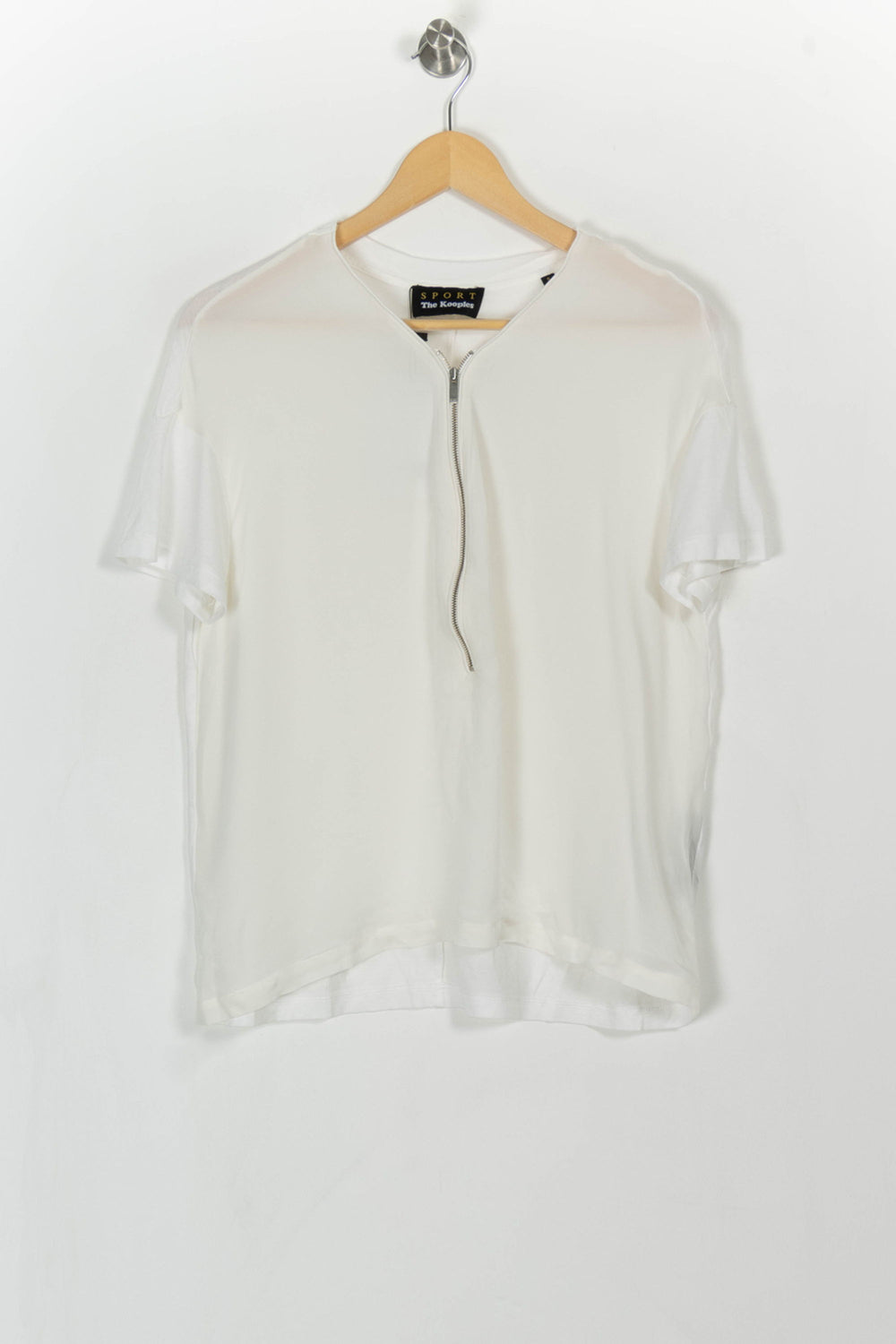 T-shirt Blanc - Taille S/36 de la marque The Kooples - Sport | PARAD43356 - Vendu par Paradigme - Image 2