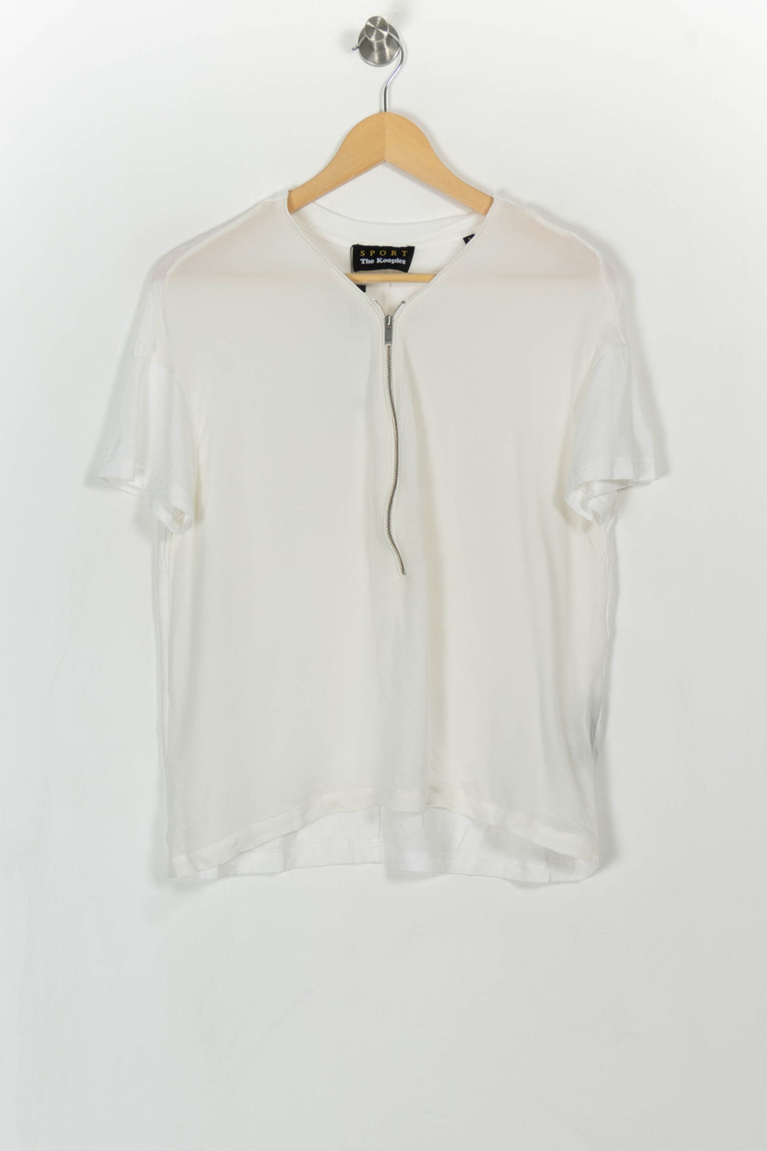 T-shirt Blanc - Taille S/36 de la marque The Kooples - Sport | PARAD43356 - Vendu par Paradigme - Image 2