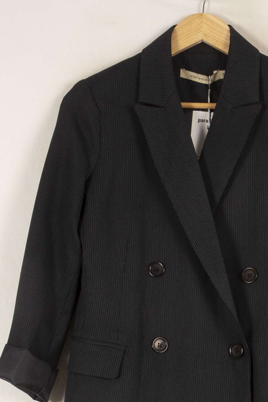 Veste bleue - Taille XS/34 de la marque La Fée Maraboutée | PARAD43443 - Vendu par Paradigme - Image 2