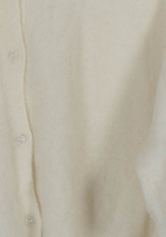 Cardigan blanc - Taille S/36 de la marque American Vintage | PARAD43449 - Vendu par Paradigme - Image 3