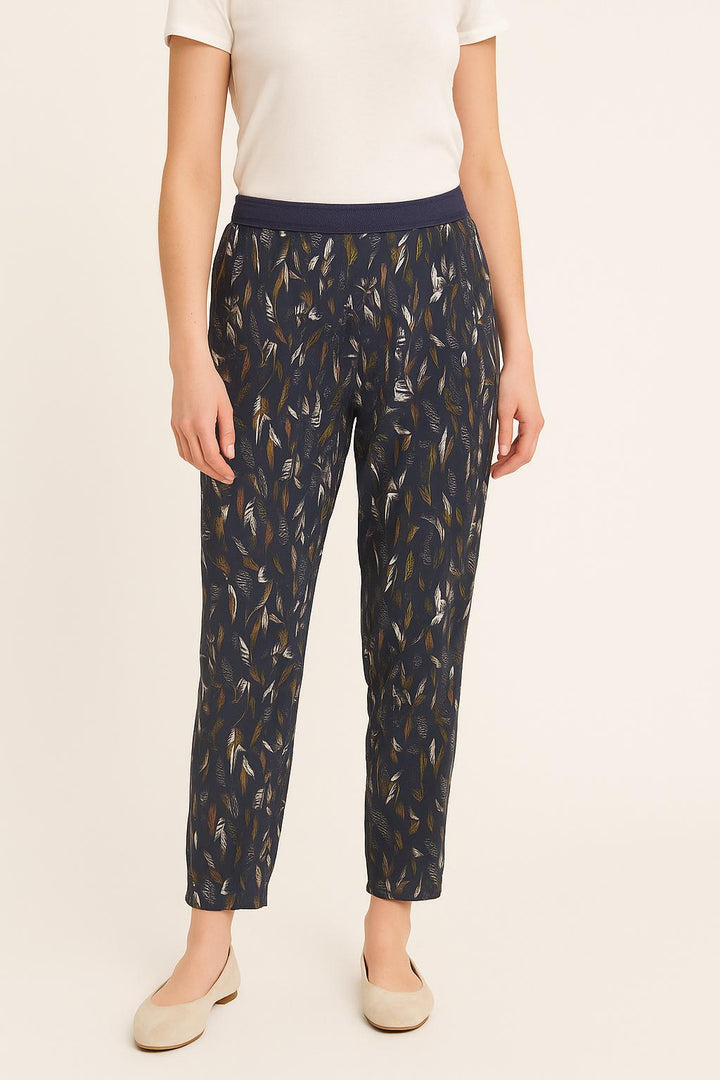 Pantalon bleu à motifs - Taille XS/34 de la marque Marie Sixtine | PARAD43451 - Vendu par Paradigme - Image 1