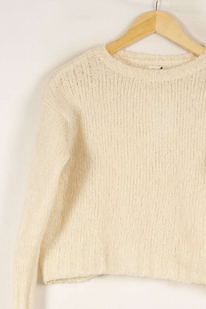 Pull en maille blanc - Taille XS/34 de la marque Des petits hauts | PARAD43452 - Vendu par Paradigme - Image 2