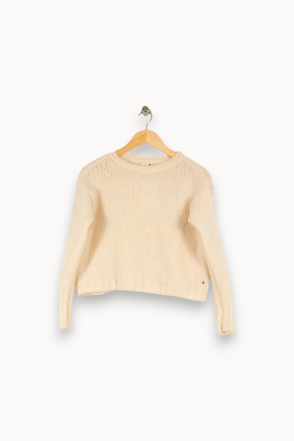 Pull en maille blanc - Taille XS/34 de la marque Des petits hauts | PARAD43452 - Vendu par Paradigme - Image 1