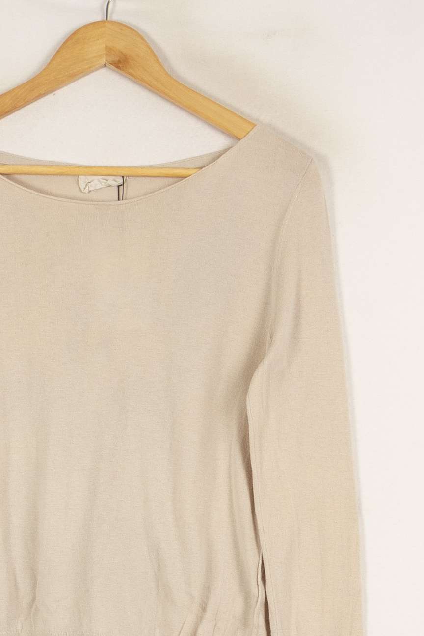 Pull beige - Taille S/36 de la marque American Vintage | PARAD43454 - Vendu par Paradigme - Image 2