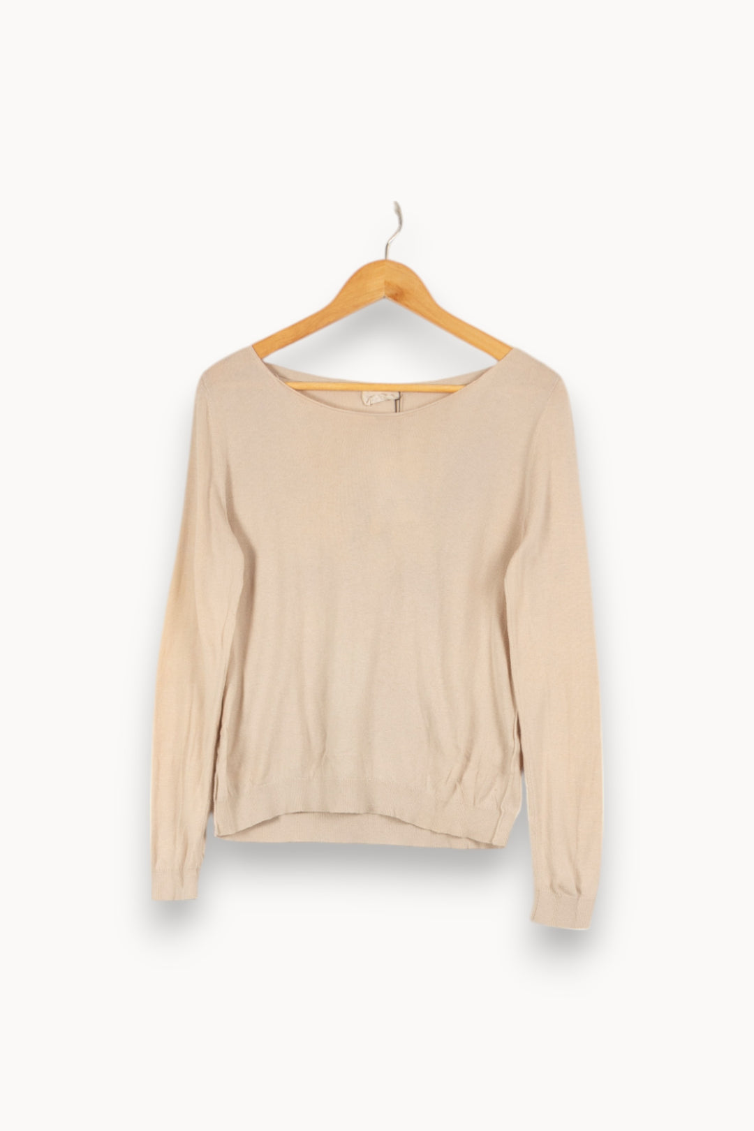 Pull beige - Taille S/36 de la marque American Vintage | PARAD43454 - Vendu par Paradigme - Image 1