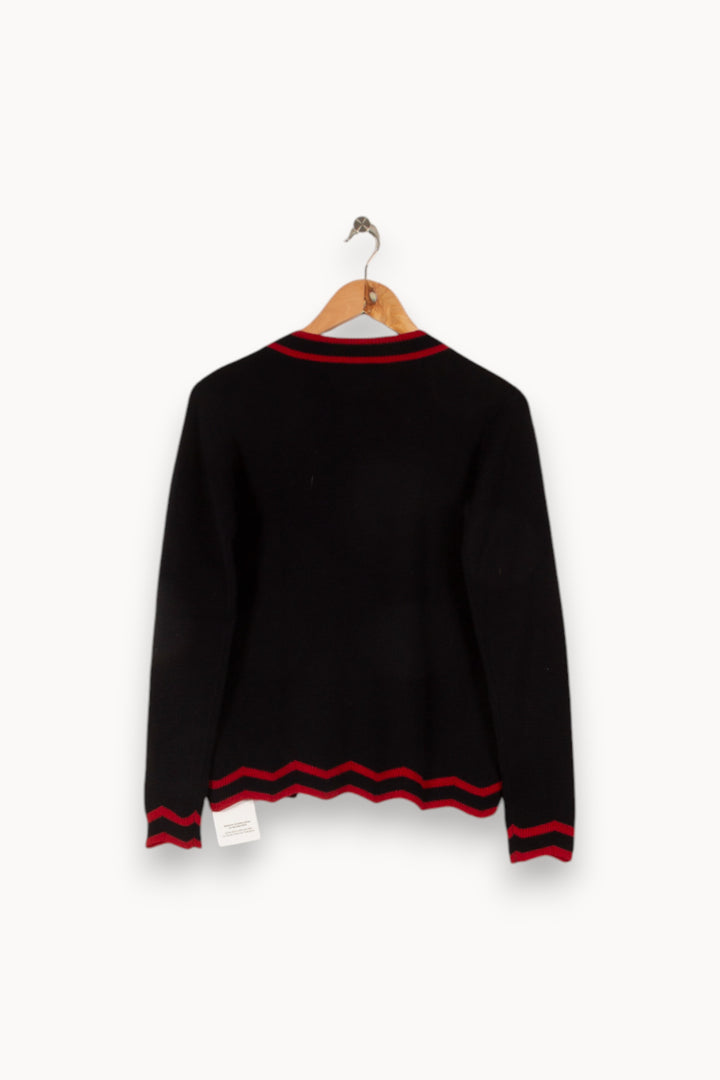 Pull noir - Taille XS/34 de la marque I.Code | PARAD43468 - Vendu par Paradigme - Image 3