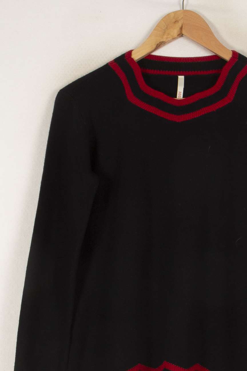 Pull noir - Taille XS/34 de la marque I.Code | PARAD43468 - Vendu par Paradigme - Image 2