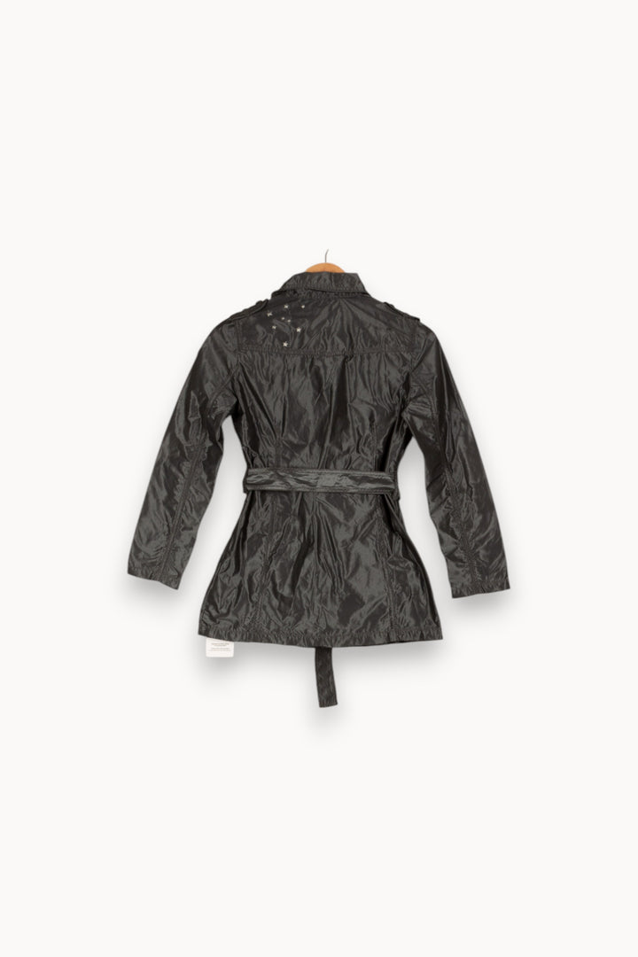 Trench noir - Taille XS/34 de la marque IKKS | PARAD43475 - Vendu par Paradigme - Image 3