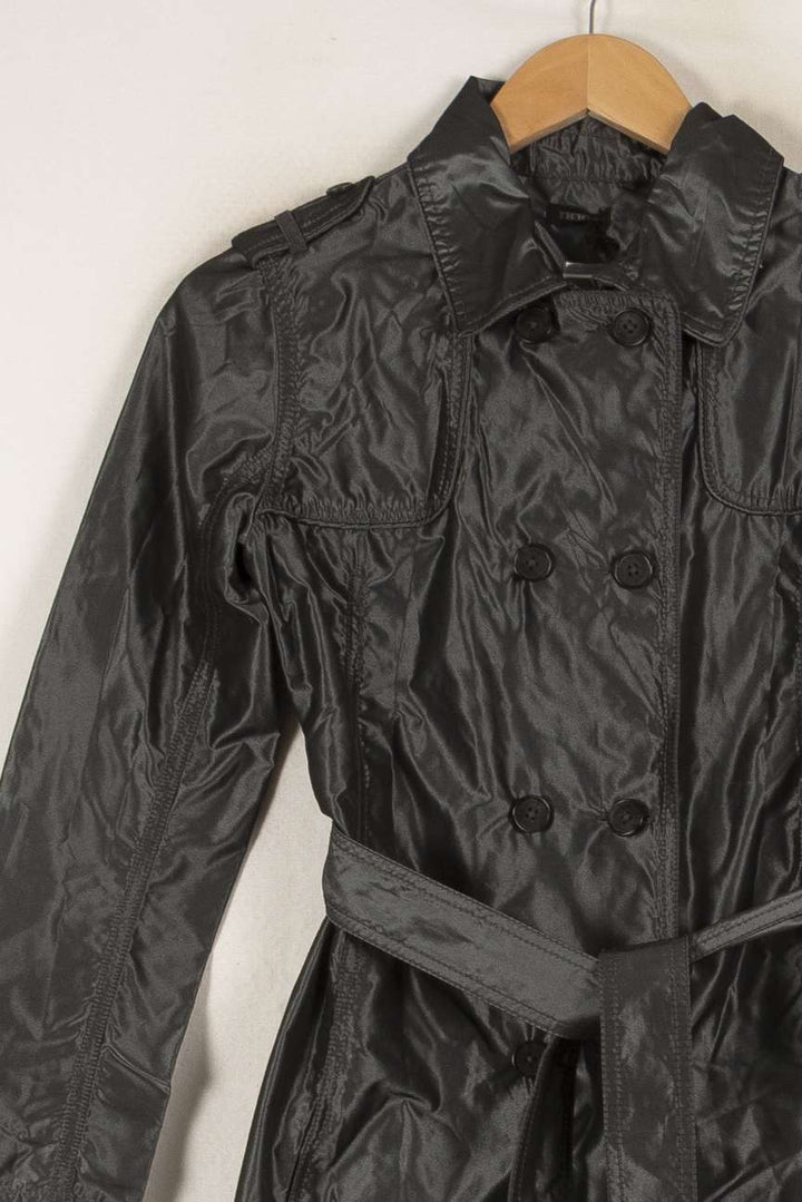 Trench noir - Taille XS/34 de la marque IKKS | PARAD43475 - Vendu par Paradigme - Image 2