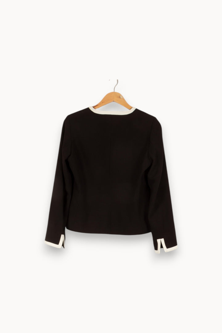 Veste noire - Taille S/36 de la marque Maison 123 | PARAD43484 - Vendu par Paradigme - Image 3