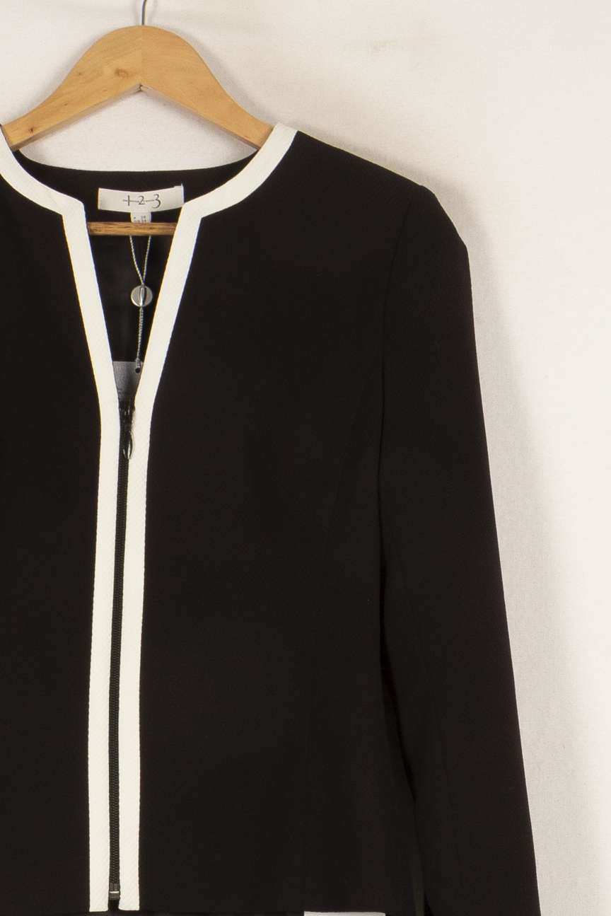 Veste noire - Taille S/36 de la marque Maison 123 | PARAD43484 - Vendu par Paradigme - Image 2