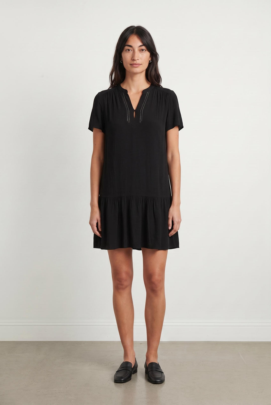 Robe noire - Taille S/36 de la marque IKKS | PARAD43493 - Vendu par Paradigme - Image 1