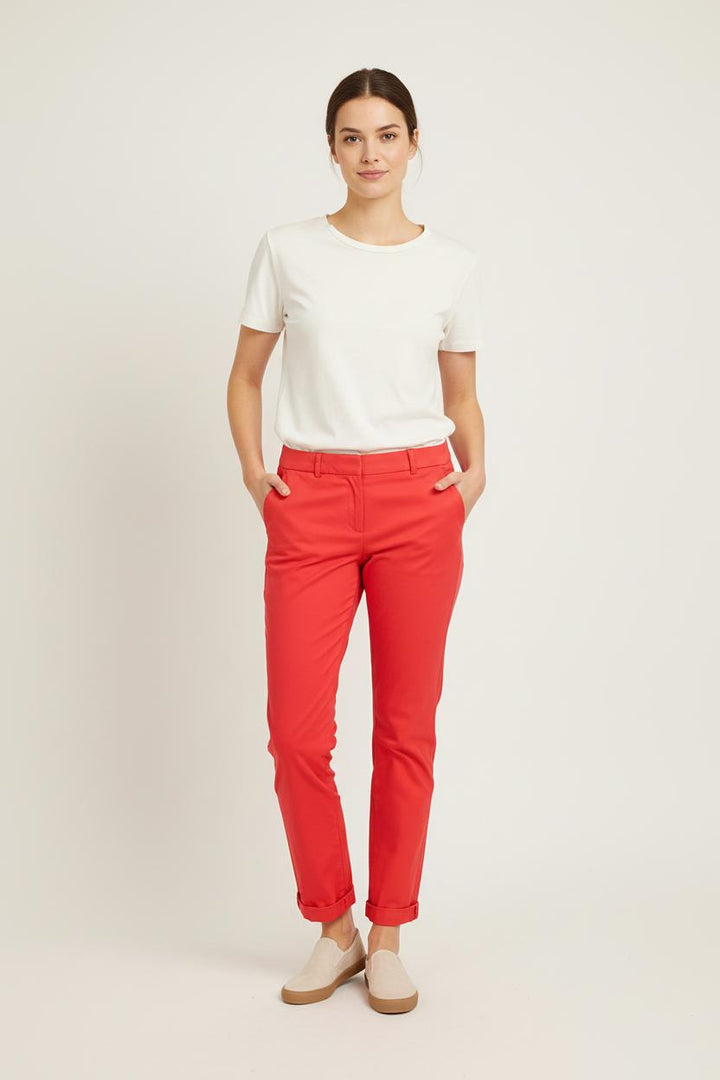 Pantalon Rouge - Taille S/36 de la marque Caroll | PARAD43537 - Vendu par Paradigme - Image 1