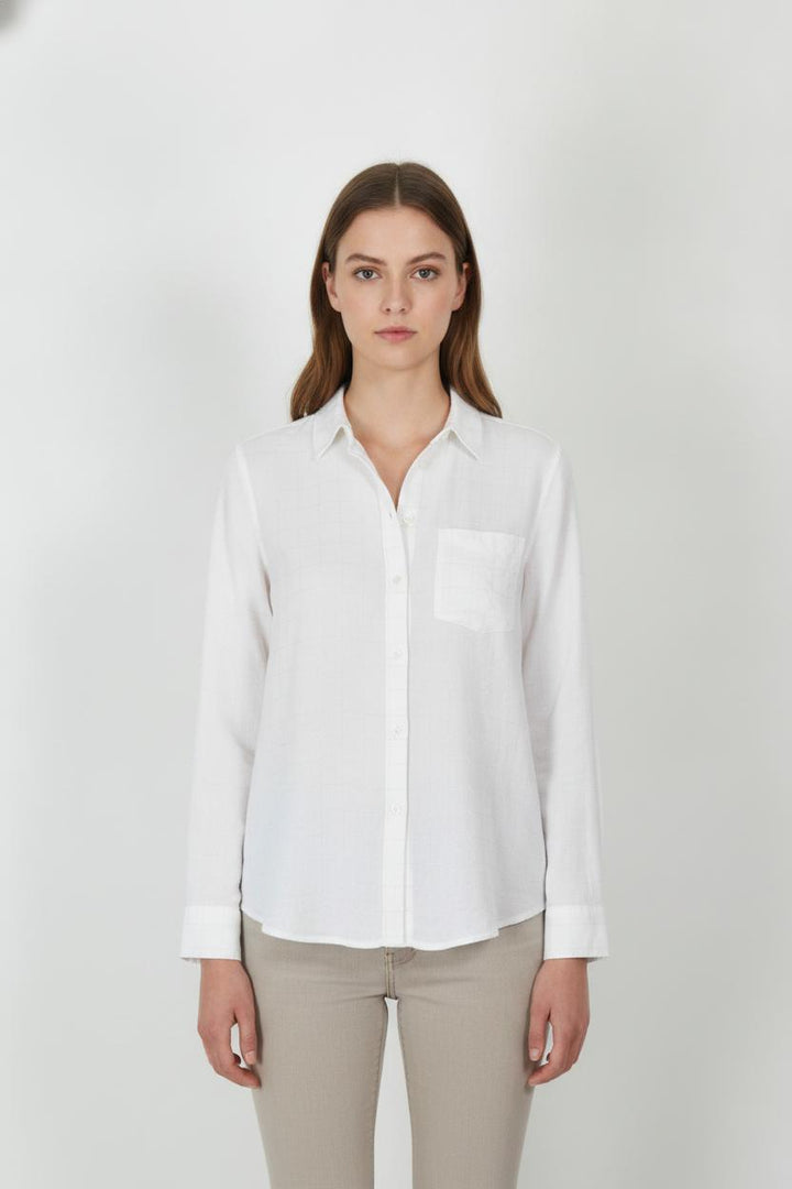 Chemise Blanche - Taille S/36 de la marque Sud express | PARAD43543 - Vendu par Paradigme - Image 1