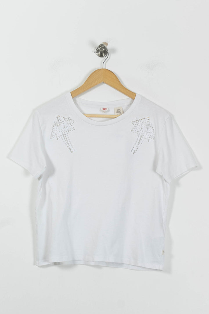Tee-shirt Blanc - Taille XS/34 de la marque Levi's | PARAD43547 - Vendu par Paradigme - Image 2