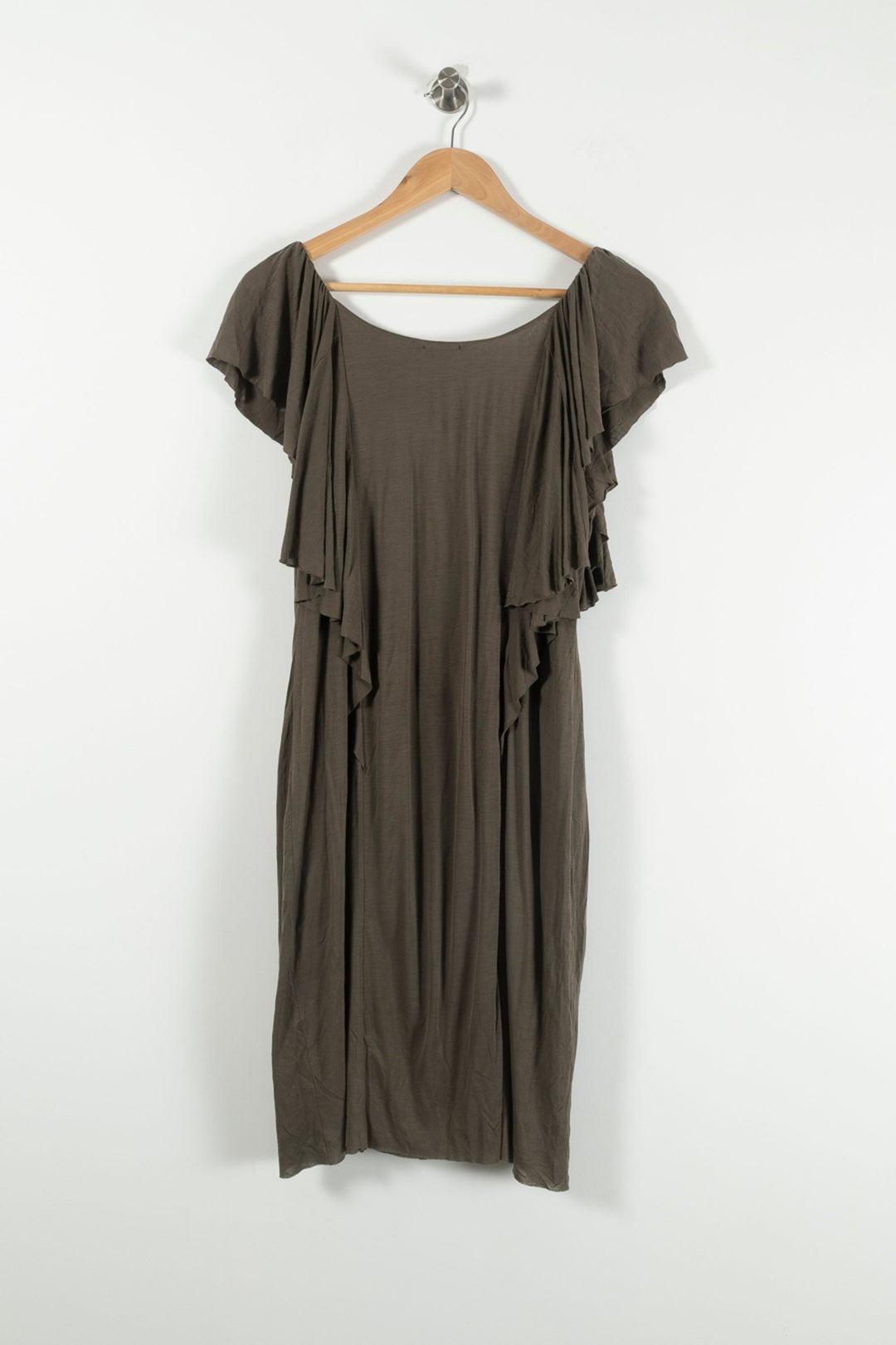 Robe verte/marron - Taille M/38 de la marque Filippa K | PARAD43560 - Vendu par Paradigme - Image 4