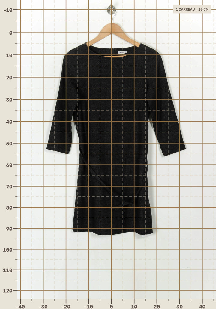 Robe grise foncée - Taille XS/34 de la marque Filippa K | PARAD43573 - Vendu par Paradigme - Image 4