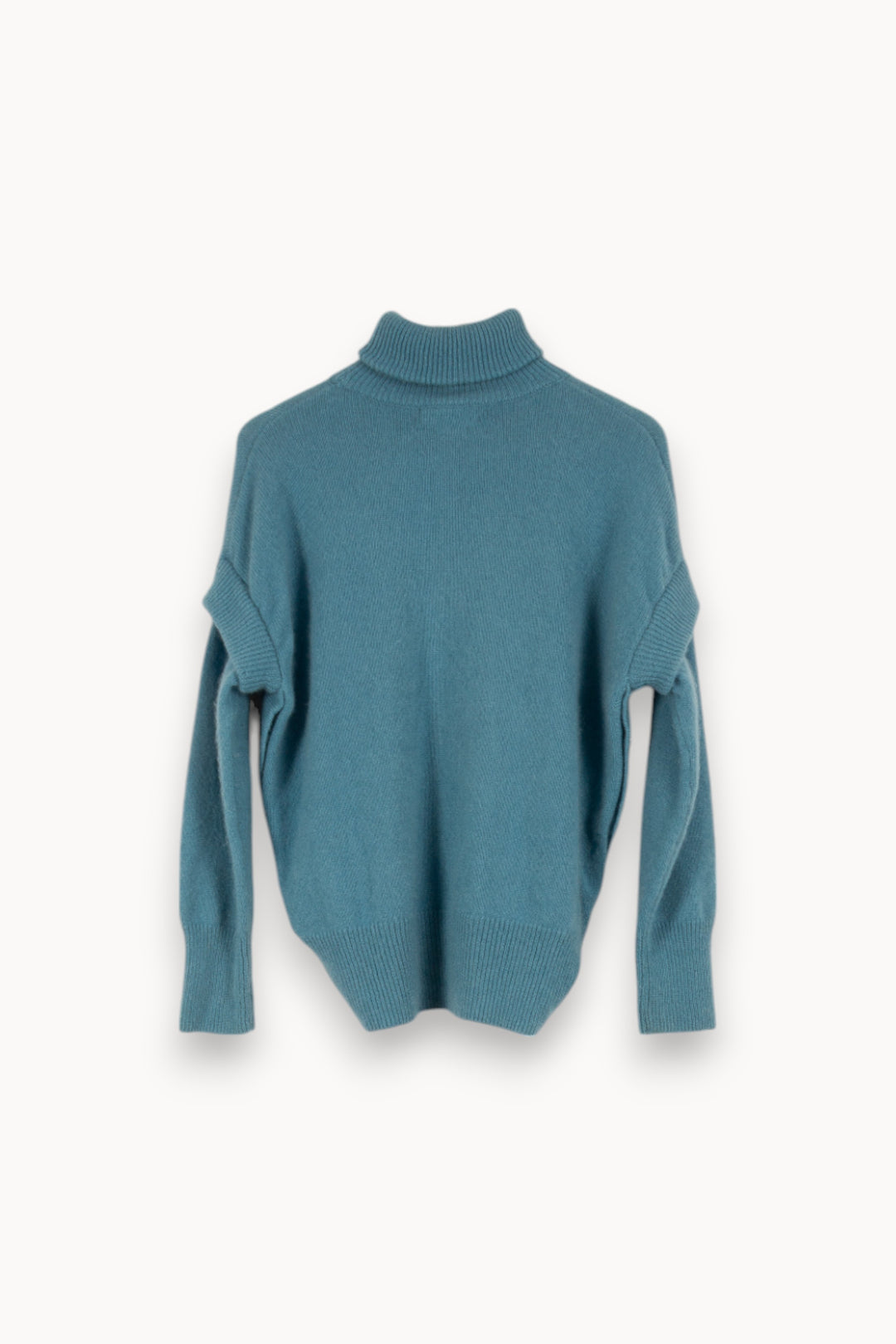 Pull bleu à col roulé - Taille S/36 de la marque Notshy Cashmere | PARAD43593 - Vendu par Paradigme - Image 3