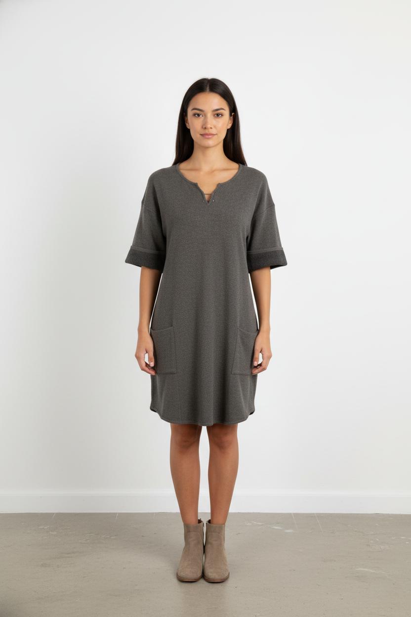 Robe grise - Taille L/40