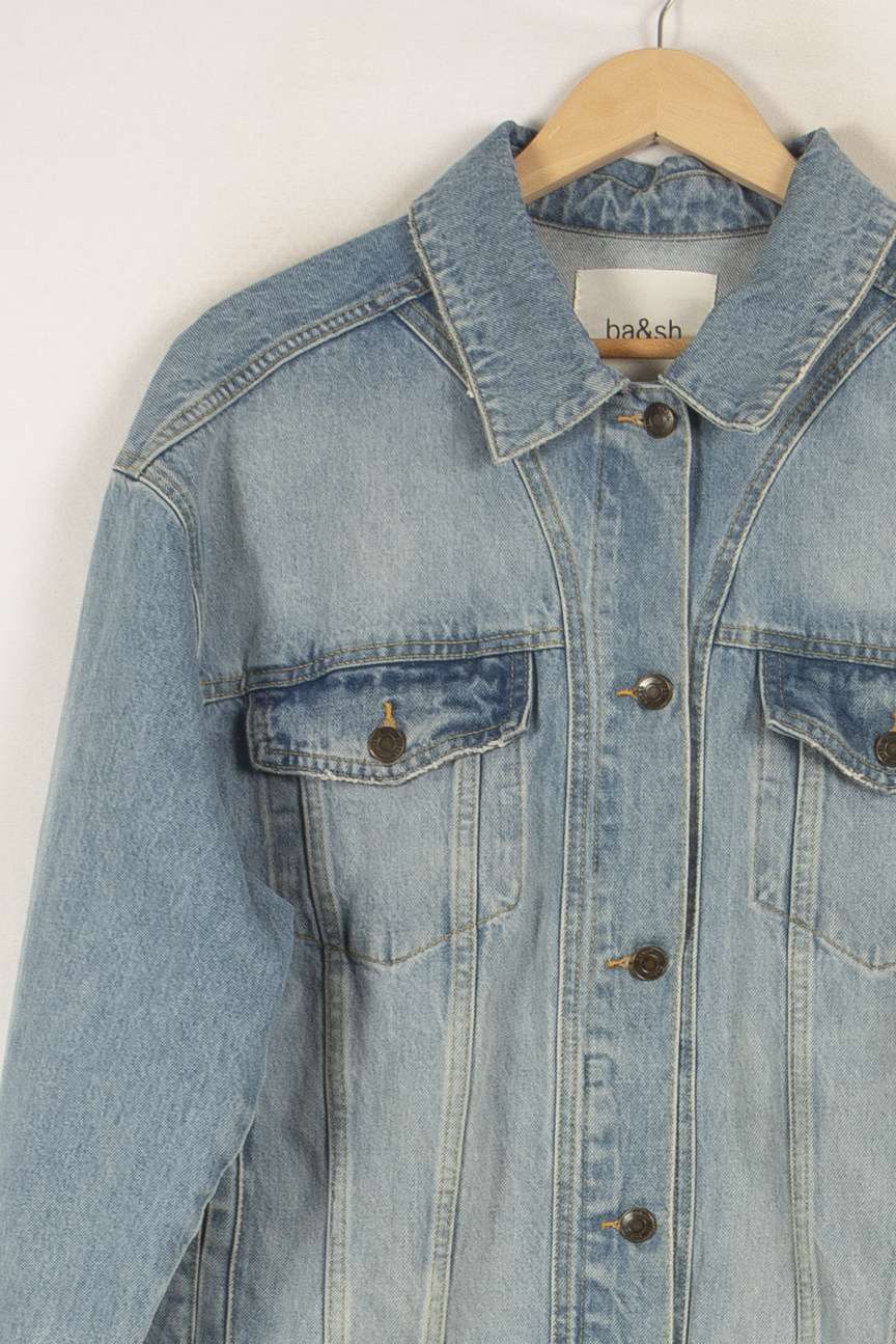 Veste en jean bleue - Taille M/38 de la marque ba&sh | PARAD43607 - Vendu par Paradigme - Image 2