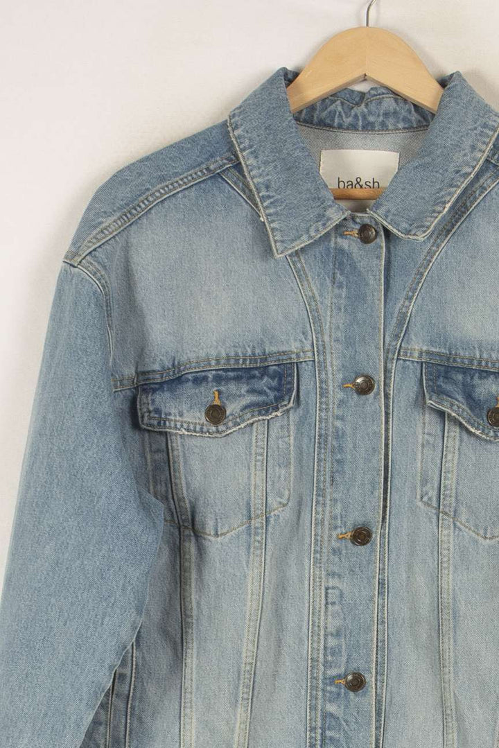 Veste en jean bleue - Taille M/38 de la marque ba&sh | PARAD43607 - Vendu par Paradigme - Image 2