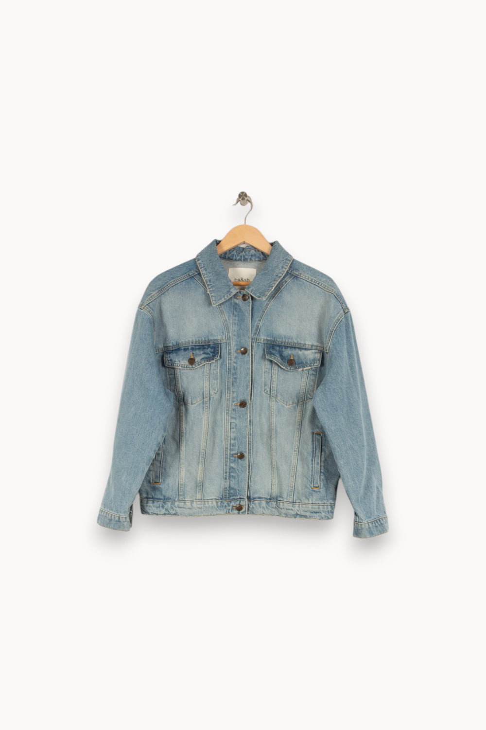 Veste en jean bleue - Taille M/38 de la marque ba&sh | PARAD43607 - Vendu par Paradigme - Image 1