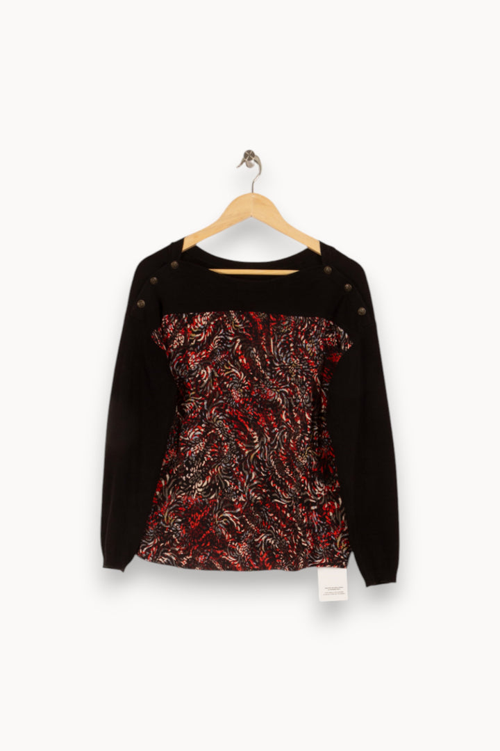 Pull multicolore - Taille S/36 de la marque One Step | PARAD43621 - Vendu par Paradigme - Image 1