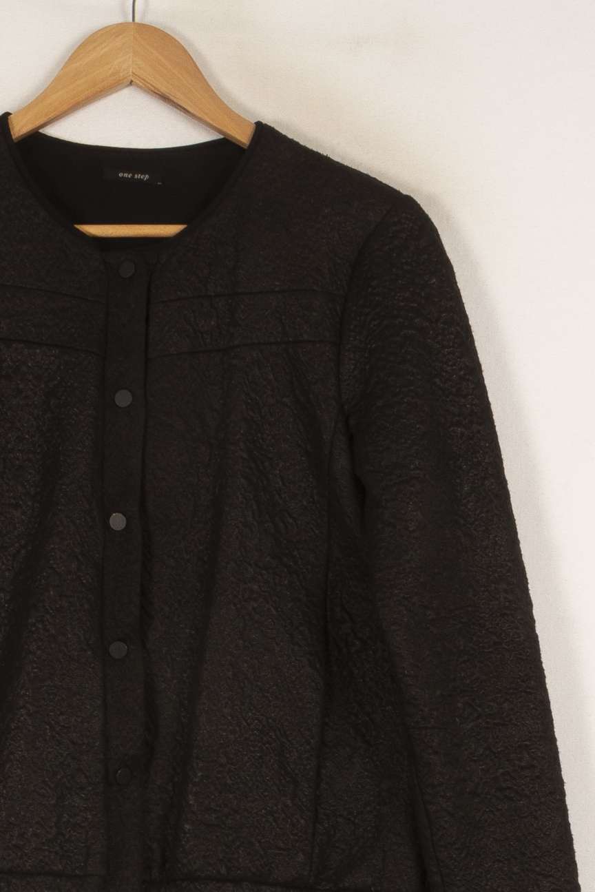 Veste noire - Taille M/38 de la marque One Step | PARAD43624 - Vendu par Paradigme - Image 2