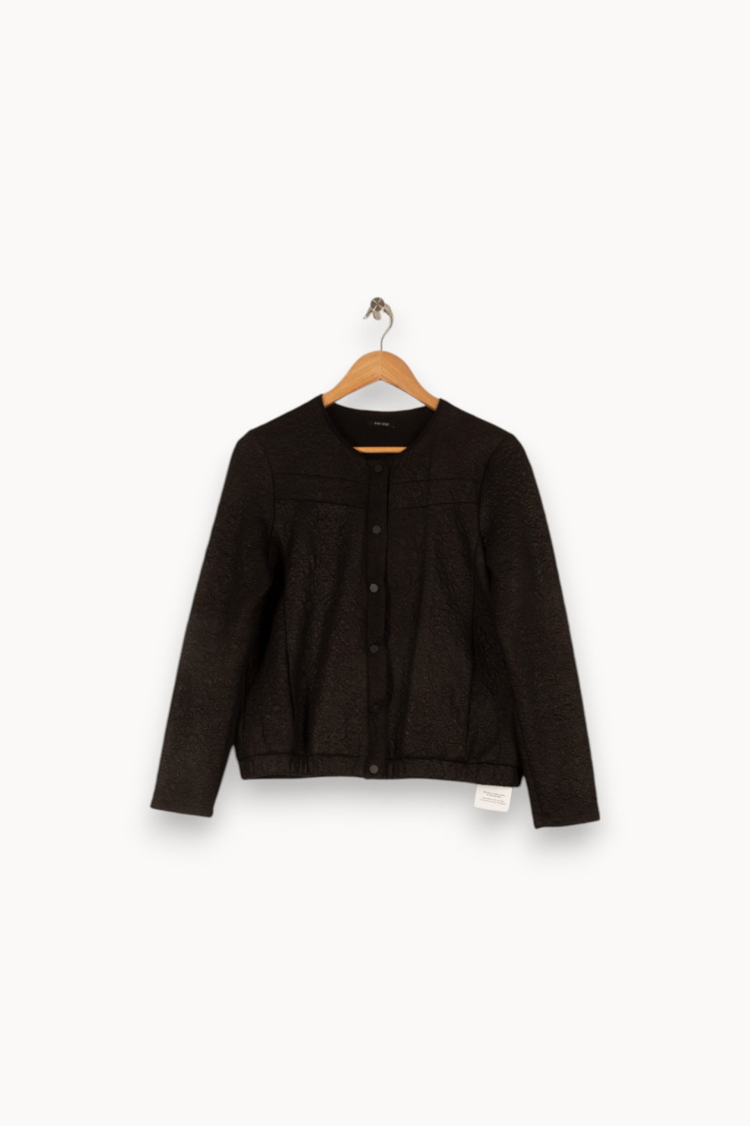 Veste noire - Taille M/38 de la marque One Step | PARAD43624 - Vendu par Paradigme - Image 1