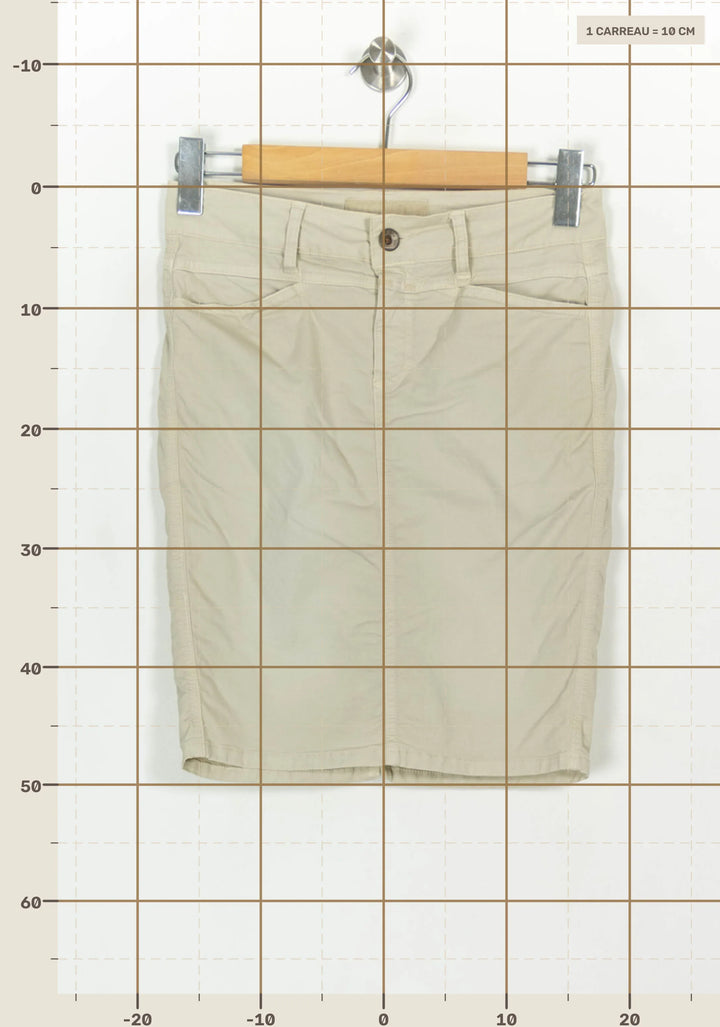 Jupe beige - Taille S/36 de la marque Closed | PARAD43644 - Vendu par Paradigme - Image 4