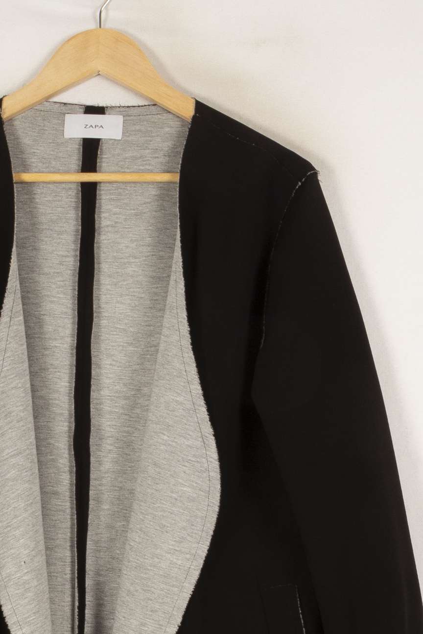 Veste noire et grise - Taille L/40 de la marque ZAPA | PARAD43678 - Vendu par Paradigme - Image 2