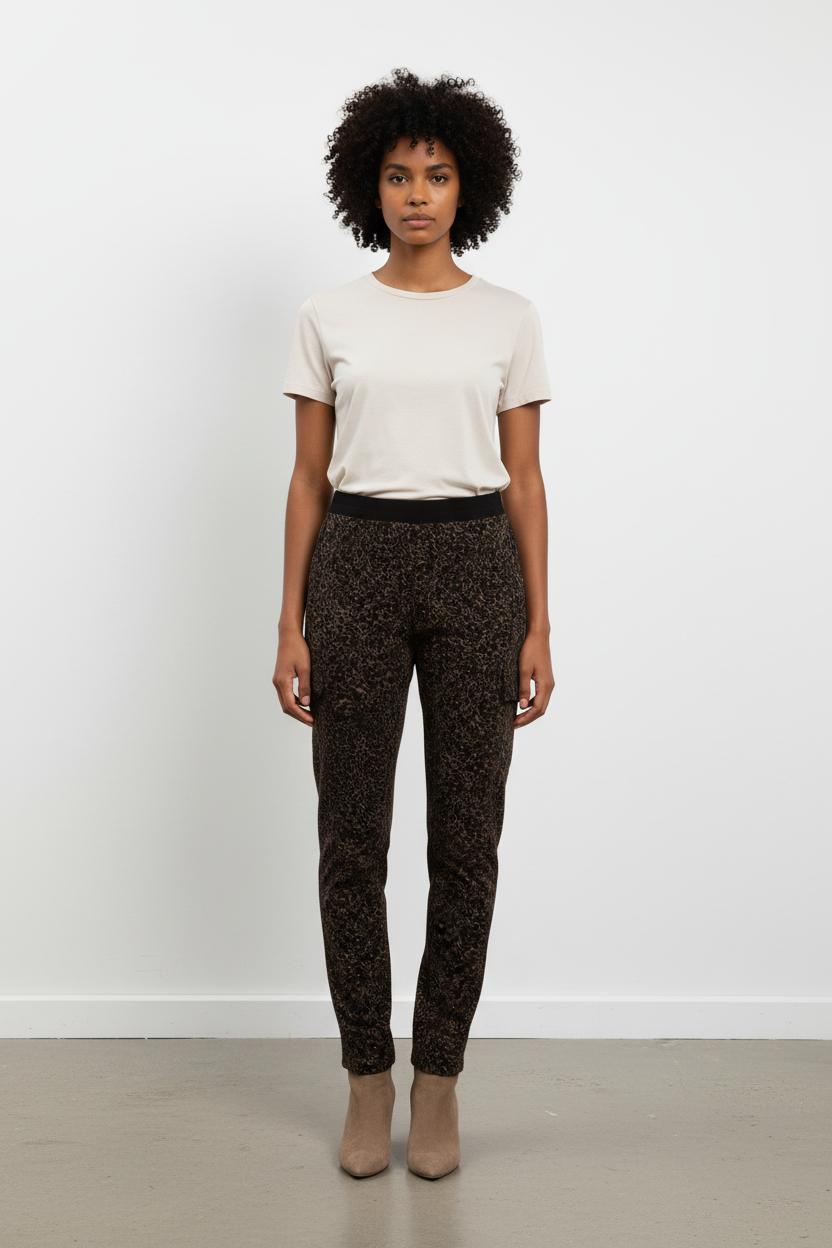 Pantalon noir et vert - Taille S/36
