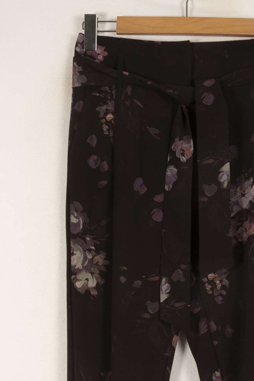 Pantalon noir à motifs - Taille S/36 de la marque IKKS | PARAD43681 - Vendu par Paradigme - Image 2