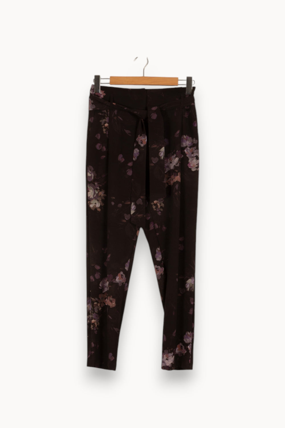 Pantalon noir à motifs - Taille S/36 de la marque IKKS | PARAD43681 - Vendu par Paradigme - Image 1