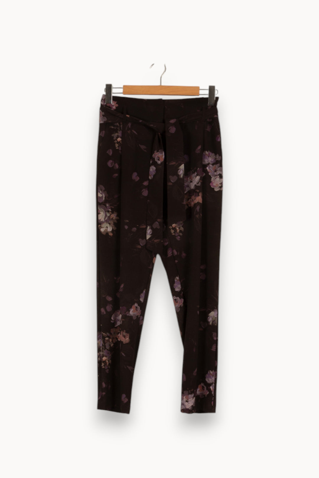 Pantalon noir à motifs - Taille S/36 de la marque IKKS | PARAD43681 - Vendu par Paradigme - Image 1