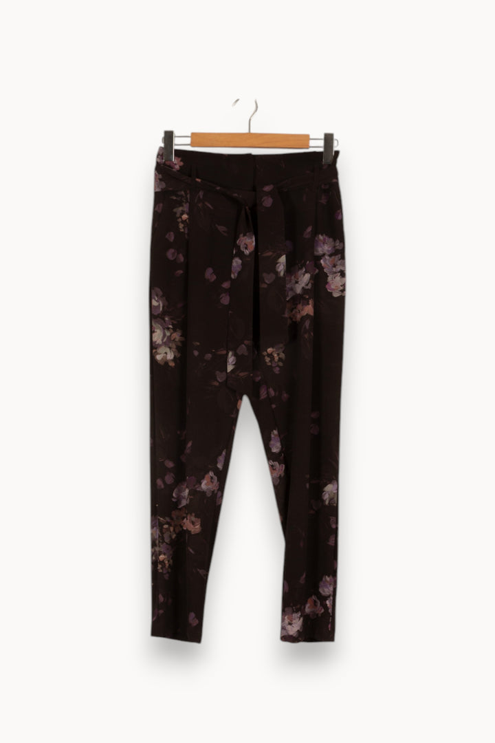 Pantalon noir à motifs - Taille S/36 de la marque IKKS | PARAD43681 - Vendu par Paradigme - Image 1