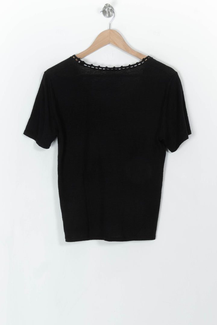 T-shirt noir - Taille M/38 de la marque ZAPA | PARAD43682 - Vendu par Paradigme - Image 4