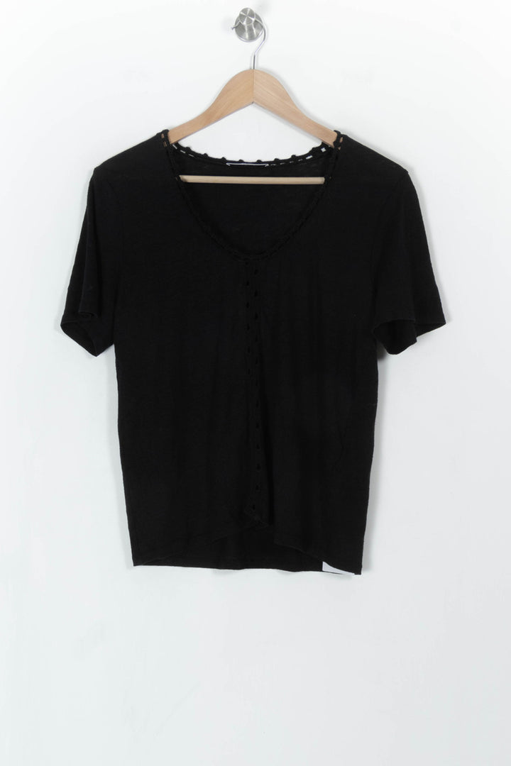T-shirt noir - Taille M/38 de la marque ZAPA | PARAD43682 - Vendu par Paradigme - Image 2