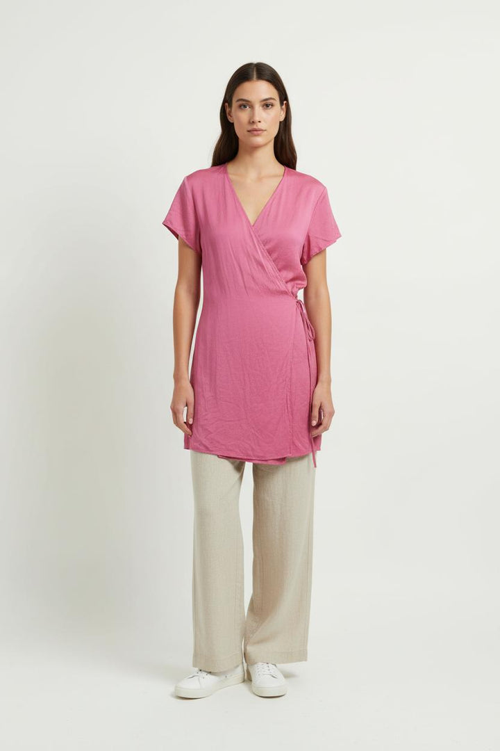 Robe Rose - Taille L/40 de la marque American Vintage | PARAD43693 - Vendu par Paradigme - Image 1